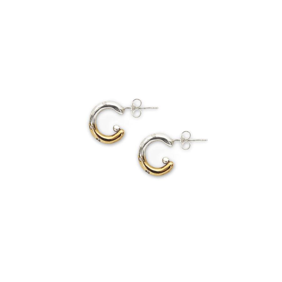 xs 'Neon' hoops with stones NEON | OR1 CERCHIO XSAGBR SQ16